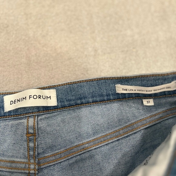 [W31Ins24”]Denim Forum The Lola High Rise Skinny 26L Jeans - Picture 4 of 8